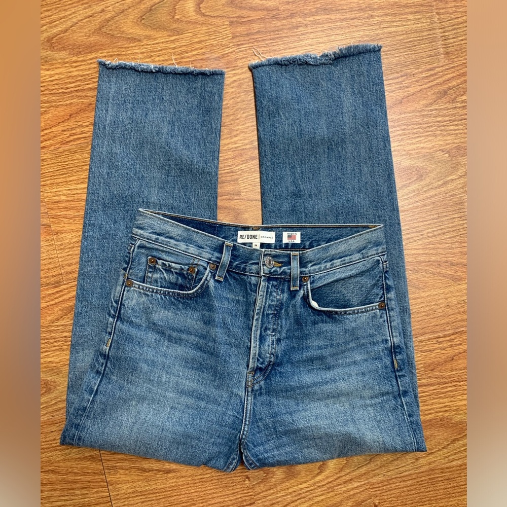 SOLD RE/DONE straight leg Jean 26 - Picture 2 of 8